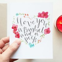 best valentine's day cards bushel and a peck