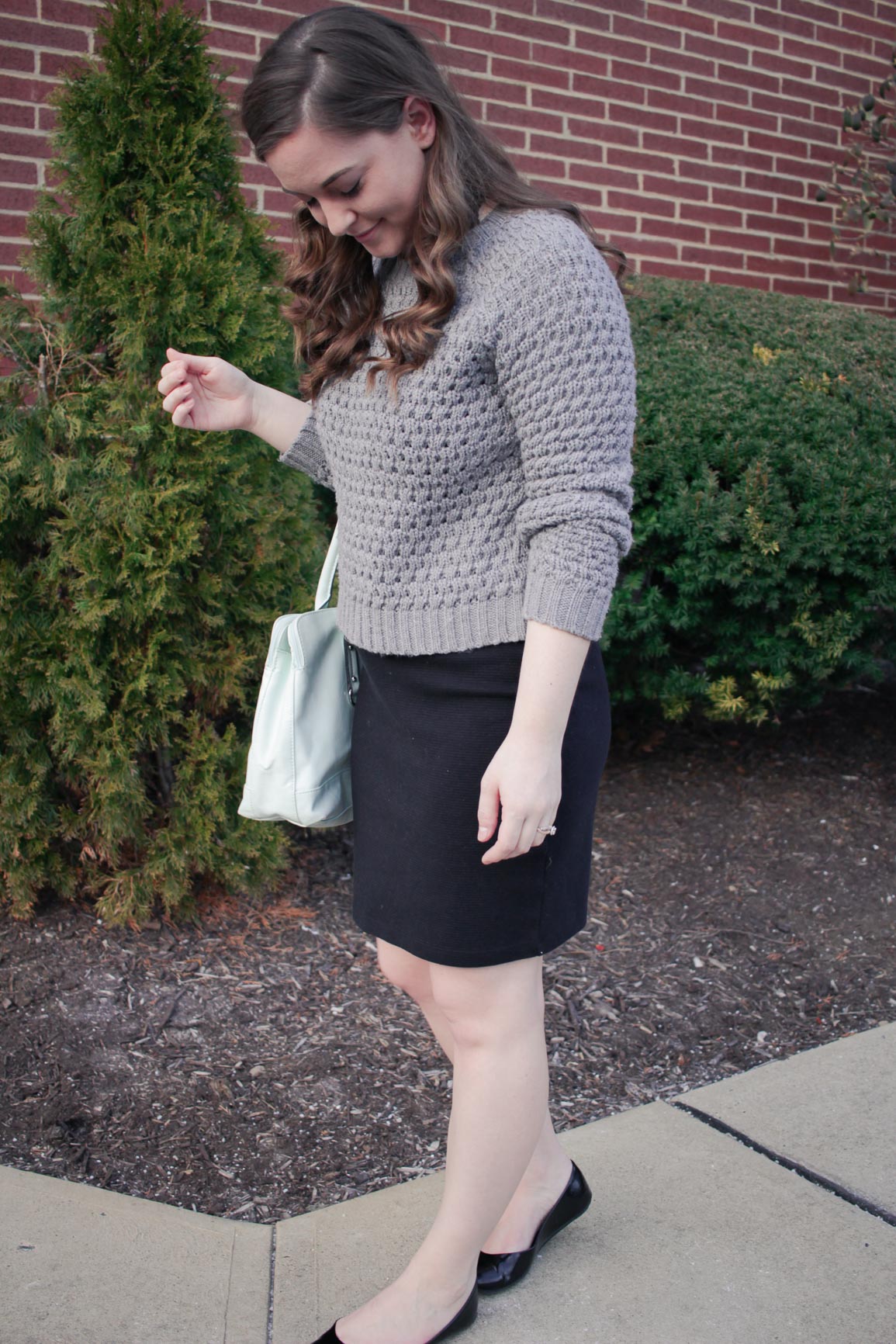 How to Style a Cropped Sweater for Work / Michelle Amanda Wilson