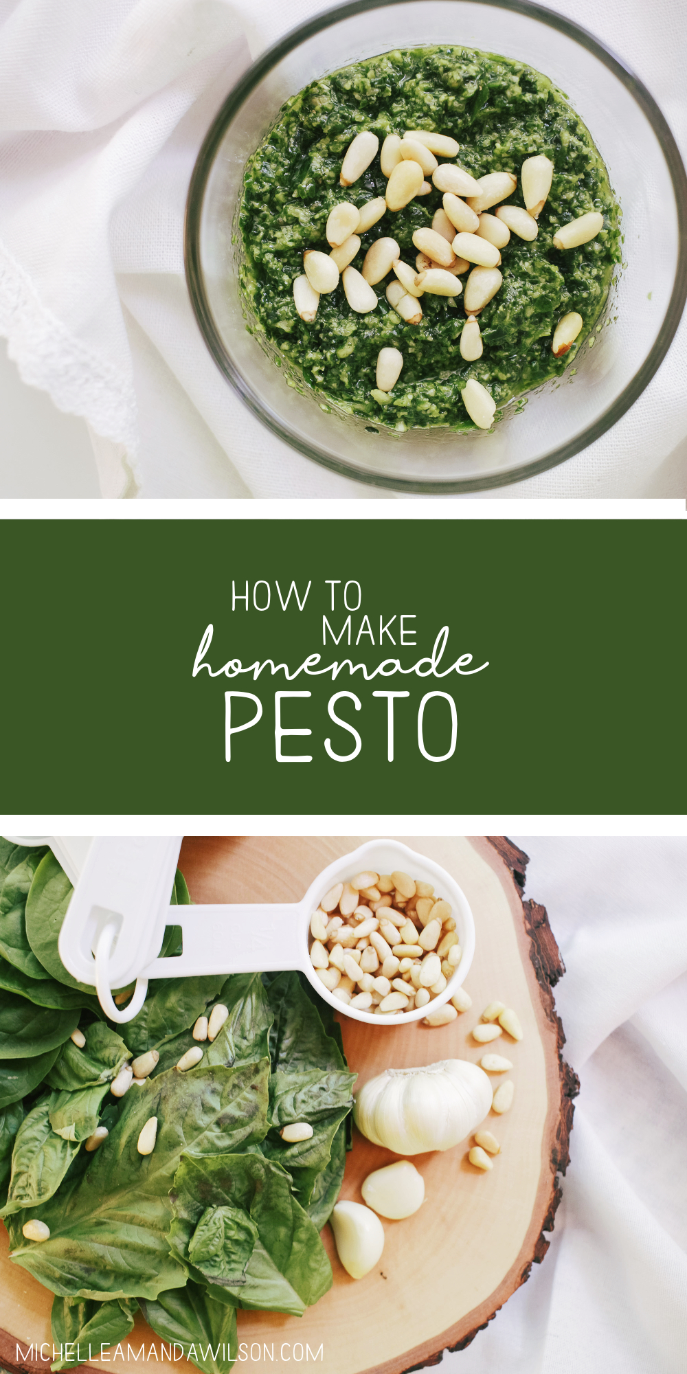Pin this Recipe - How to Make Homemade Pesto