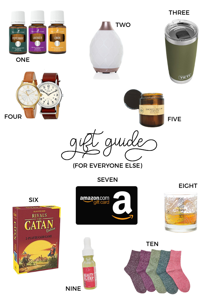 2017 Christmas Gift Guides - For Everyone Else