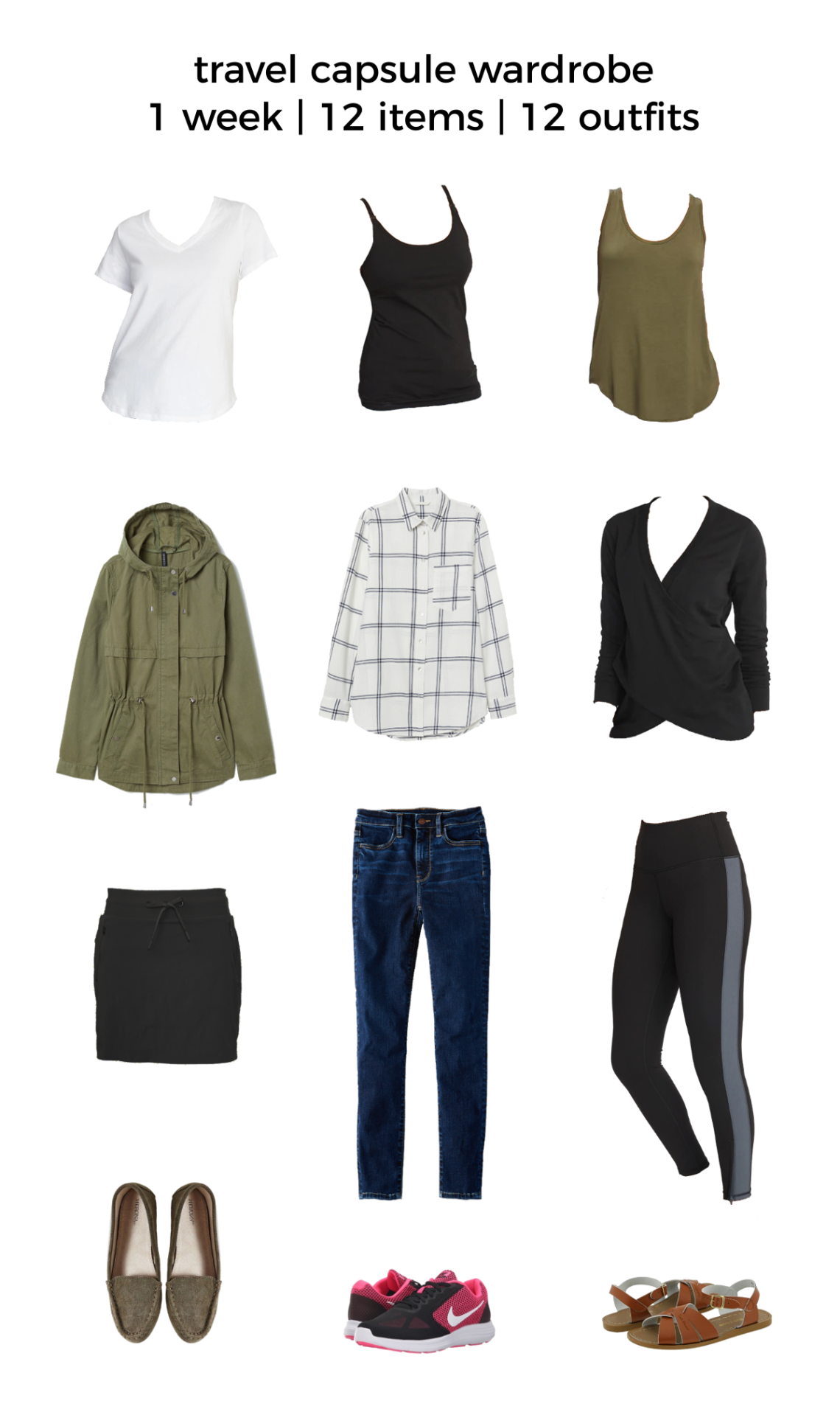 Carry-On Packing: 12 Outfits from 12 Items - Michelle Amanda Wilson